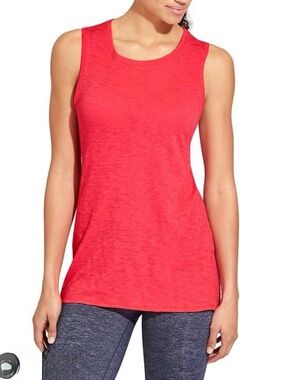 Athleta Red Sleeveless Tank Top